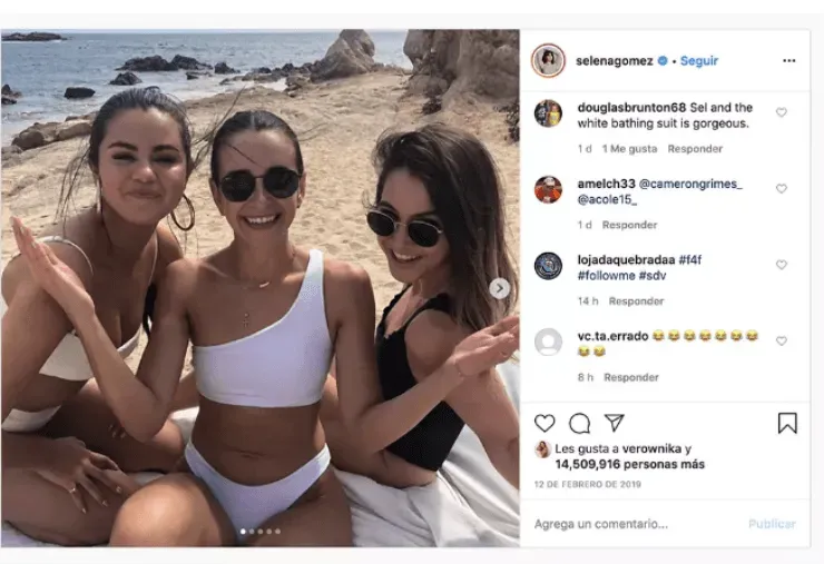 Una tarde de sol de Selena Gomez (Fuente: @selenagomez)