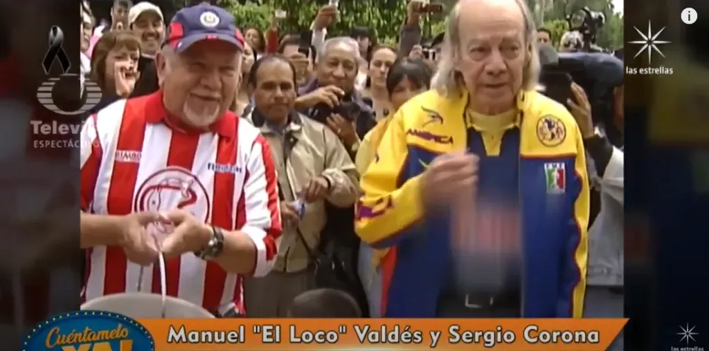 Sin duda alguna las apuestas más épicas las vivimos de la mano de Sergio Corona y “El Loco” Valdés. Imagen: @CanalEstrellas.