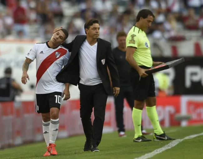 Marcelo Gallardo, Juan Fernando Quintero (Getty)