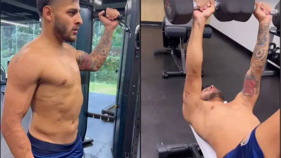 Alexis Vega mostró en sus redes cómo se prepara para la Liguilla.