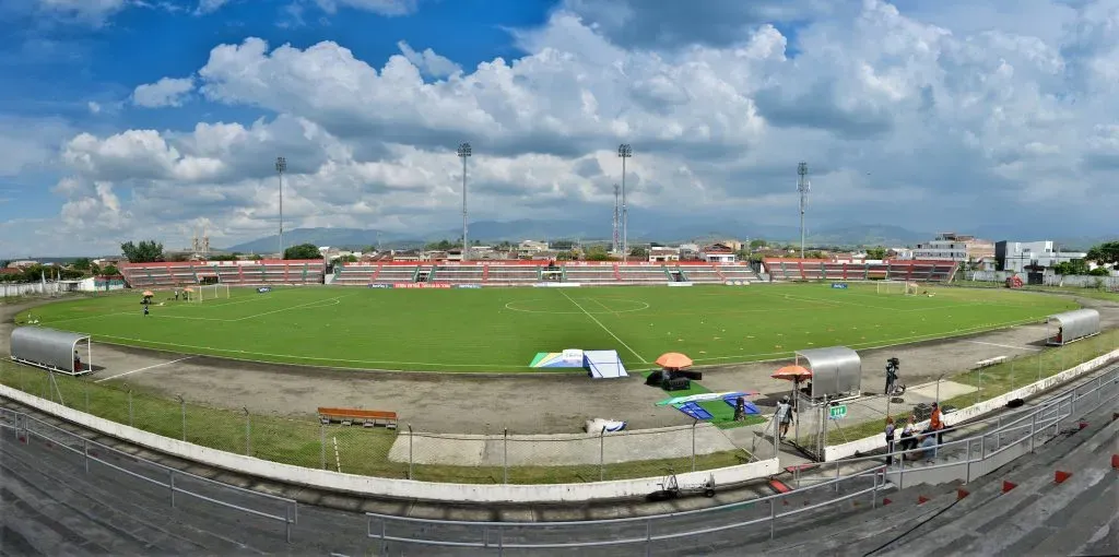 Estadio Doce de Octubre de la ciudad de Tuluen el Torneo BetPlay DIMAYOR I 2021. Foto: VizzorImage / Gabriel Aponte.