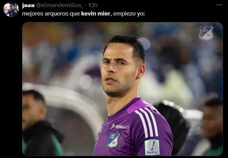 Las redes no perdonan a Kevin Mier. (X)