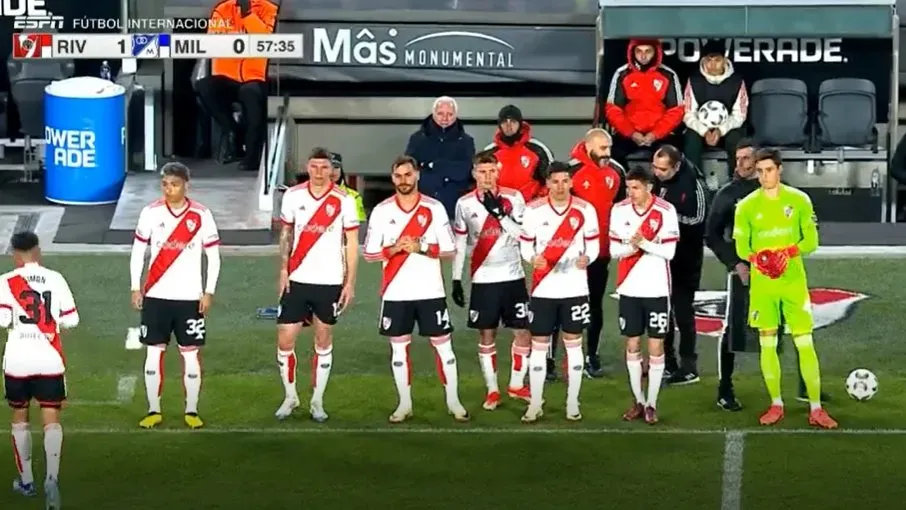 Demichelis hizo ocho cambios en una sola ventana durante el segundo tiempo ante Millonarios.