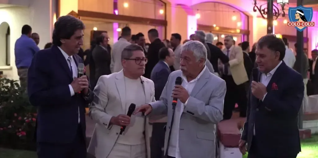Carlos Caszely en su llegada a la gala colocolina | Foto: Captura Youtube