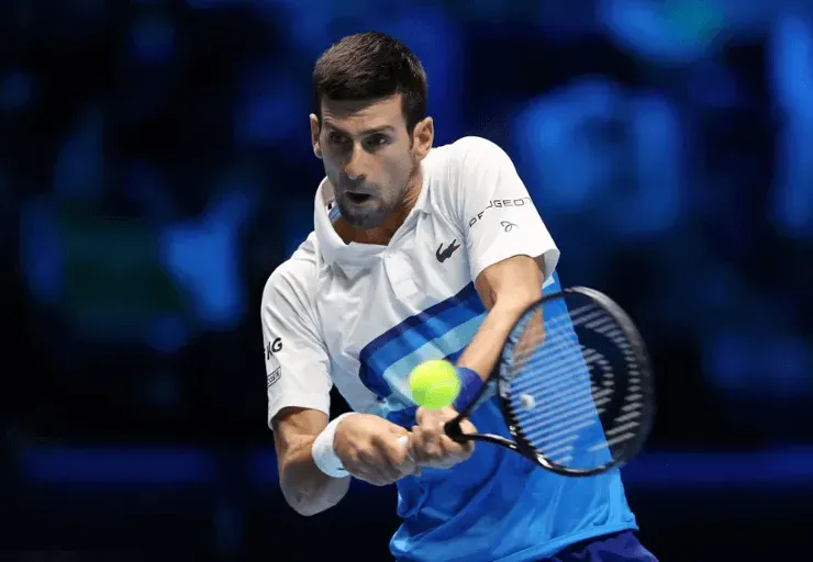 Clive Brunskill / Getty Images – Djokovic em quadra