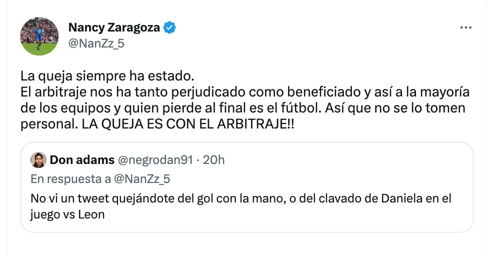 Nancy Zaragoza | Twitter