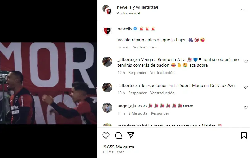 Respuesta de aficionados de Cruz Azul