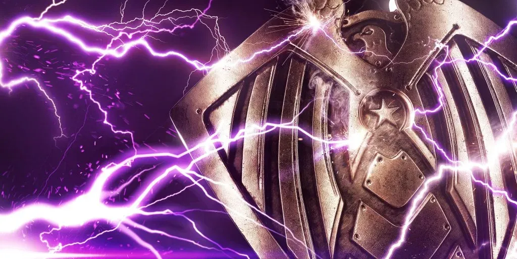 La primera imagen compartida del proyect, con el escudo de Soldier Boy y los poderes de Stormfront. Foto: Prime Video