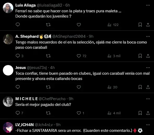 La palabra del hincha (Foto: X).