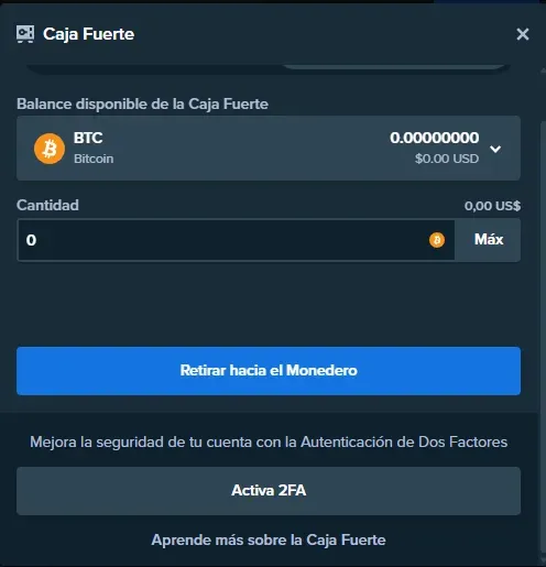 Stake retiro