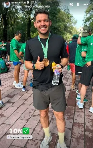 Publicação de treinador. Foto: Reprodução/Instagram oficial Nicolás Larcamón