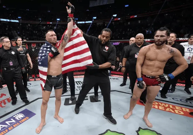 Foto: Getty Images – Colby Covington venceu Jorge Masvidal por decisão unânime no UFC 272