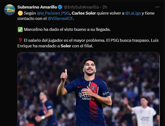 Fuente: @InfoSubAmarillo