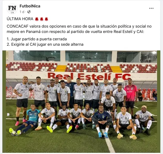 Real Estelí vs Club Atlético Independiente archivos - Sensación