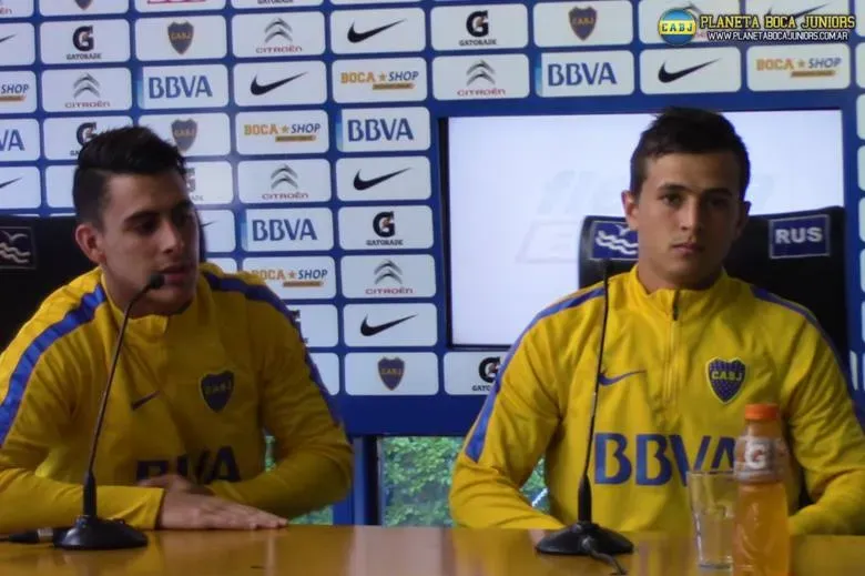 Ambos jugadores en conferencia. 