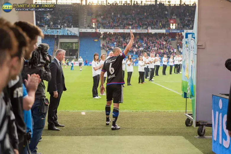 Samuel se despidió del fútbol.