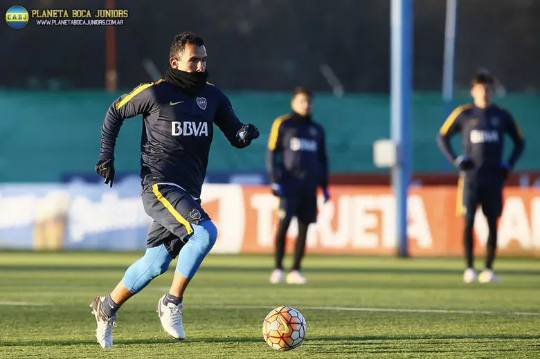 Tevez, en acción. Foto: Prensa CABJ.