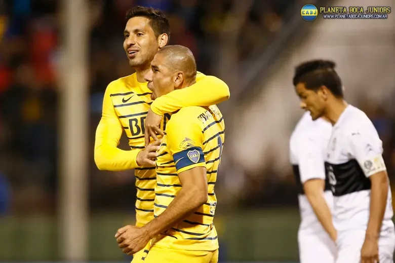 El festejo del primer gol. Foto: Prensa CABJ.