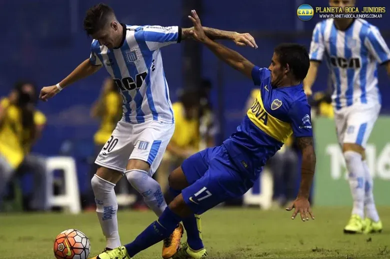 Meli, en un encuentro ante Racing.