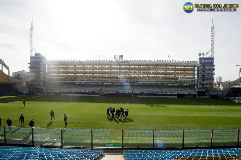 La Bombonera estuvo a puertas cerradas. Foto: Prensa C.A.B.J.