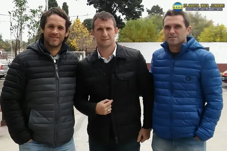 Navas junto a Arruabarrena y Markic.