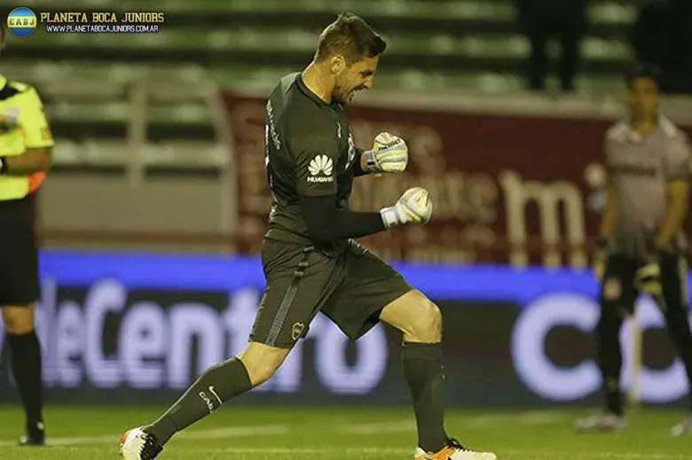 Guillermo, el héroe ante Lanús.