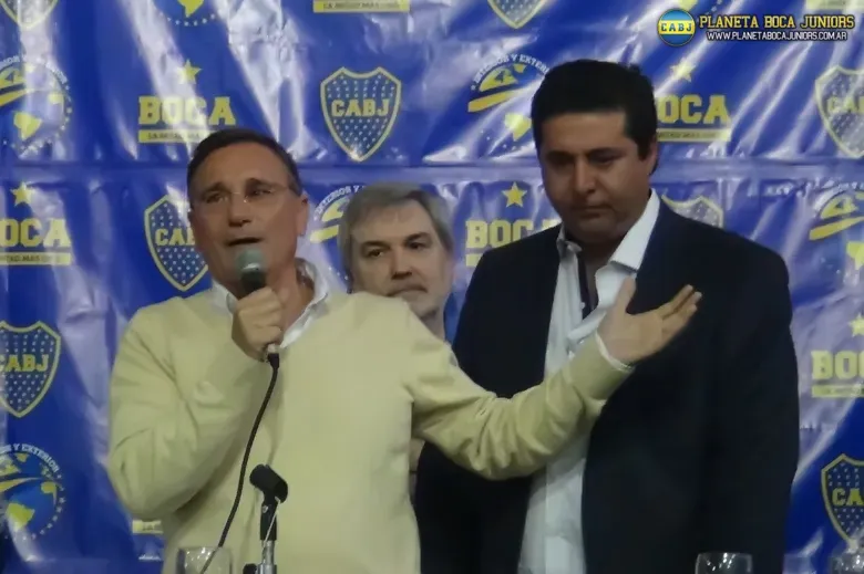 Royco Ferrari junto a Daniel Angelici. Foto: Prensa C.A.B.J.