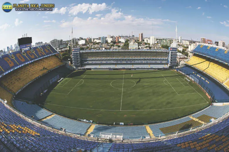 A volar en La Boca.