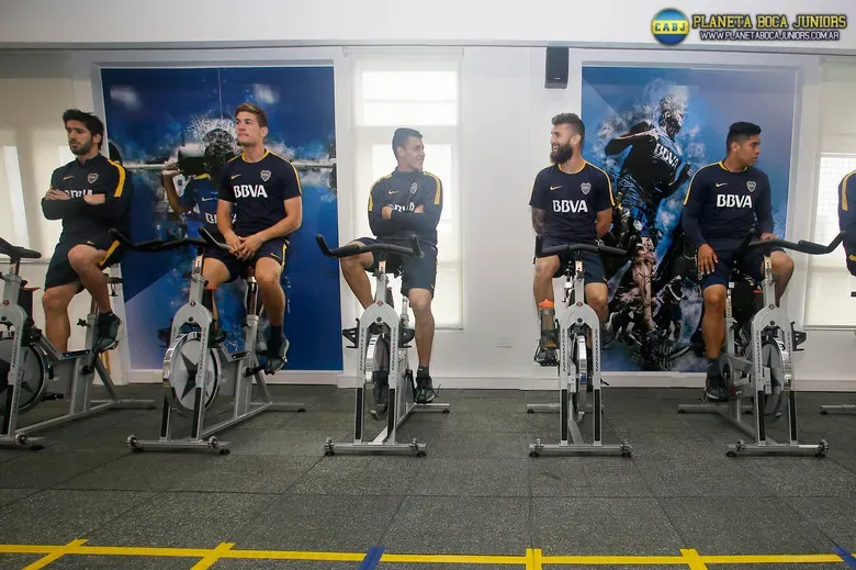 El plantel se entrenó en Casa Amarilla. Foto: Prensa C.A.B.J.