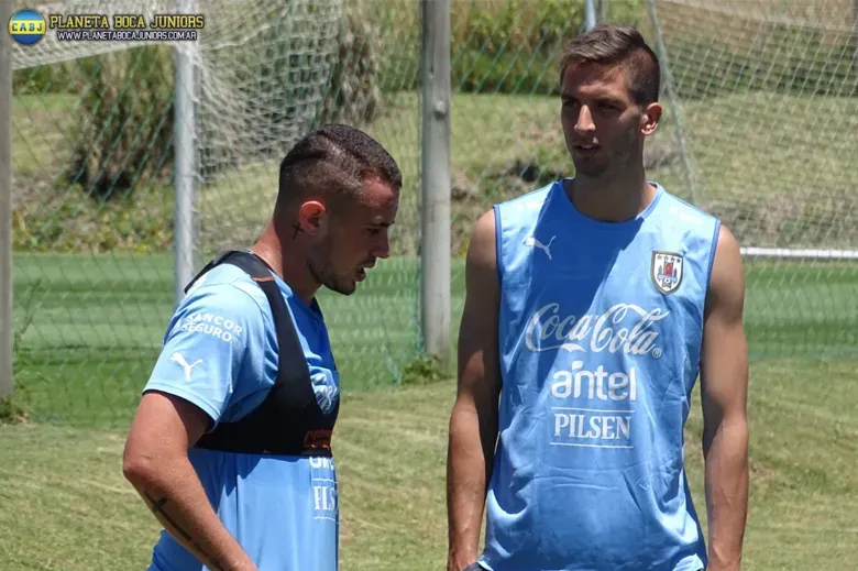 Bentancur trabaja con la Sub 20 de Uruguay. Foto: Prensa AUF.