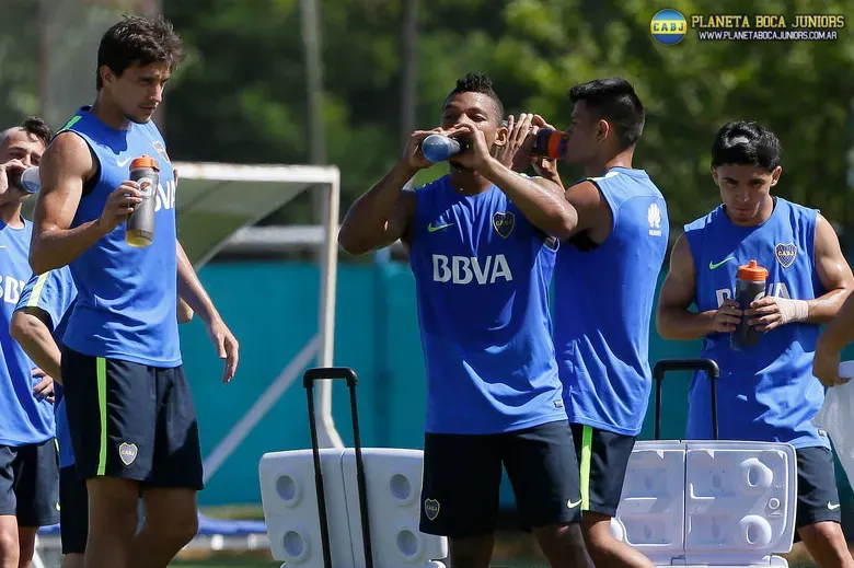 Boca sigue trabajando. Foto: Prensa C.A.B.J.