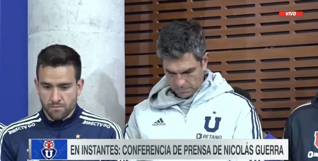 El técnico Pellegrino encabezó al plantel de la U. Foto: ESPN.