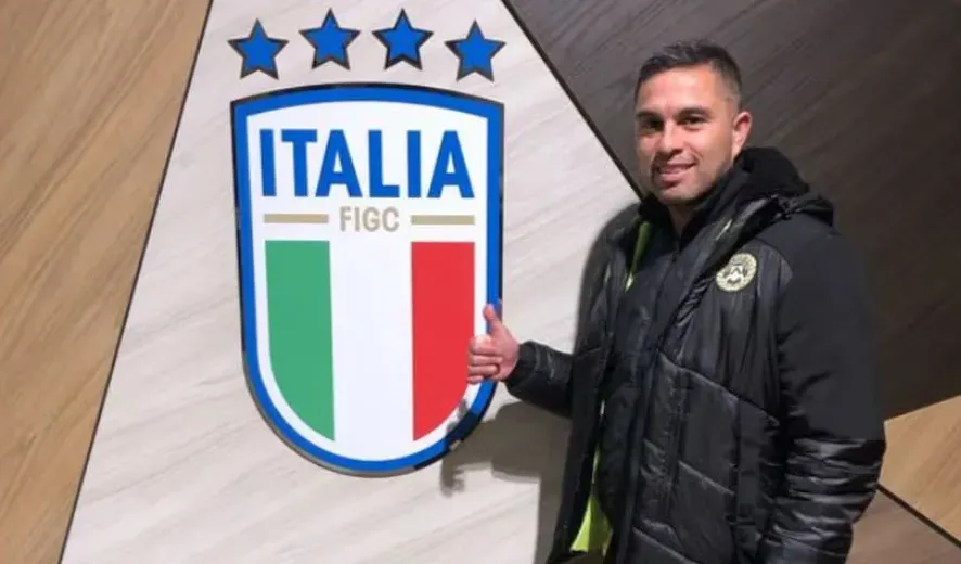 Julio Gutiérrez en Italia: es ayudante técnico del equipo primavera de Udinese.