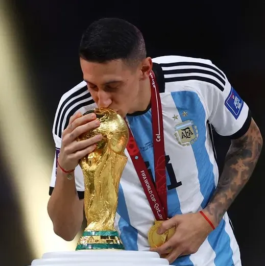 Ángel Di María, figura de la Selección Argentina.