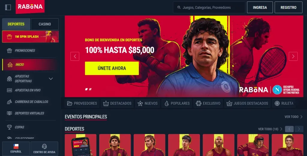 bono de bienvenida rabona cl