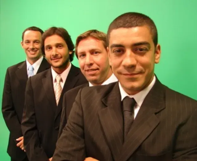 Walter, Emiliano, Germán y Fernando.