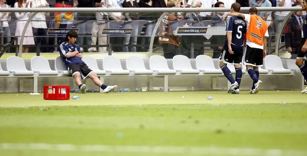 Lionel Messi, frustrado tras la eliminación de Argentina. (Foto: IMAGO / Xinhua).