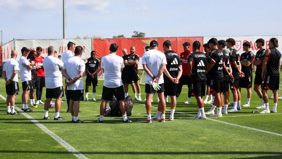 Os encarnados já estão em preparação para o Mundial de Clubes. Foto: SL Benfica.