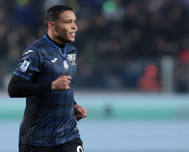 Luis Fernando Muriel defendiendo la camiseta de Atalanta. (Foto: Getty)