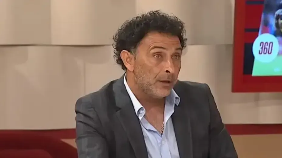 Leonardo Astrada, ex jugador y director técnico de River, ahora panelista de ESPN. (Captura ESPN)