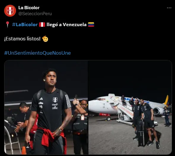 Publicación de la Selección Peruana (Foto: X).