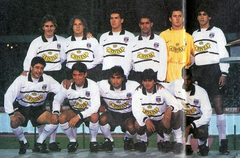 Luka Tudor presentado en la Noche Alba de Colo Colo en 1997 (Don Balón)