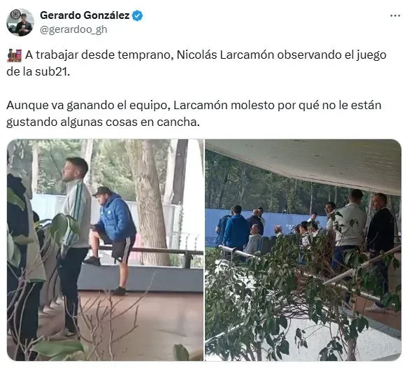 Cruda reacción de Nicolás Larcamón a la victoria de Cruz Azul Sub-21 (X)