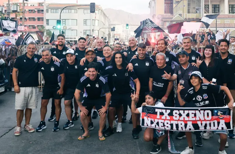 La Gira Centenario de Colo Colo continúa en el norte | Foto: Gira Centenario