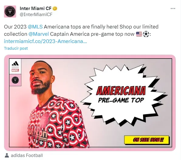 La colaboración previa entre Adidas, Marvel e Inter Miami