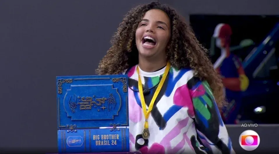 Pitel, líder do BBB 24. Reprodução/Globo