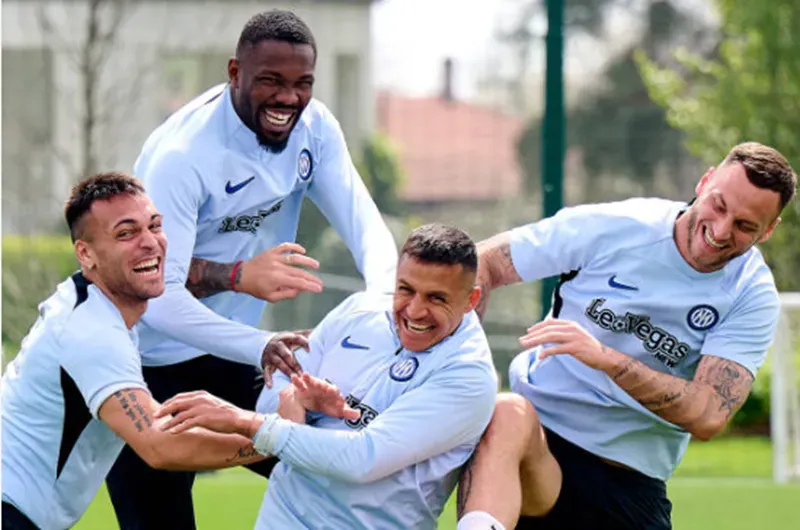 El Inter de Milán es sólo risas por estos días. (Getty Images).