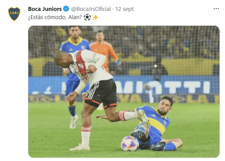La cuenta oficial de Boca sigue riéndose de River tras el triunfo.
