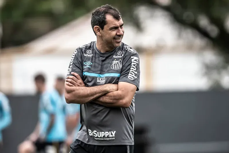 . Fábio Carille. Foto: Ivan Storti/Santos FC