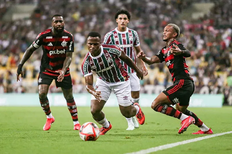 Flamengo venceu o jogo de ida da final do Cariocão. Foto: Marcelo Gonçalves/Fluminense FC